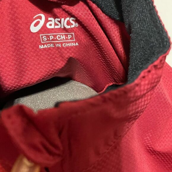 ASICS Womens Small Red Full ZIP Light Jacket - Picture 5 of 5